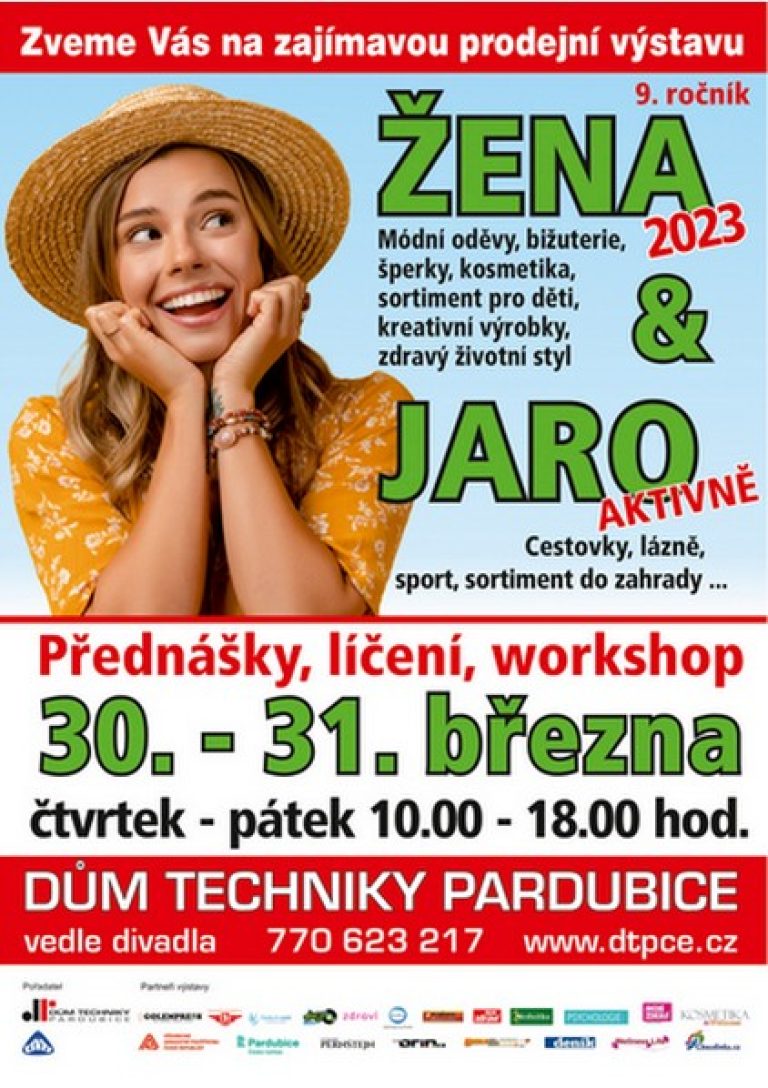 Výstava Žena & jaro aktivně; Dům techniky Pardubice