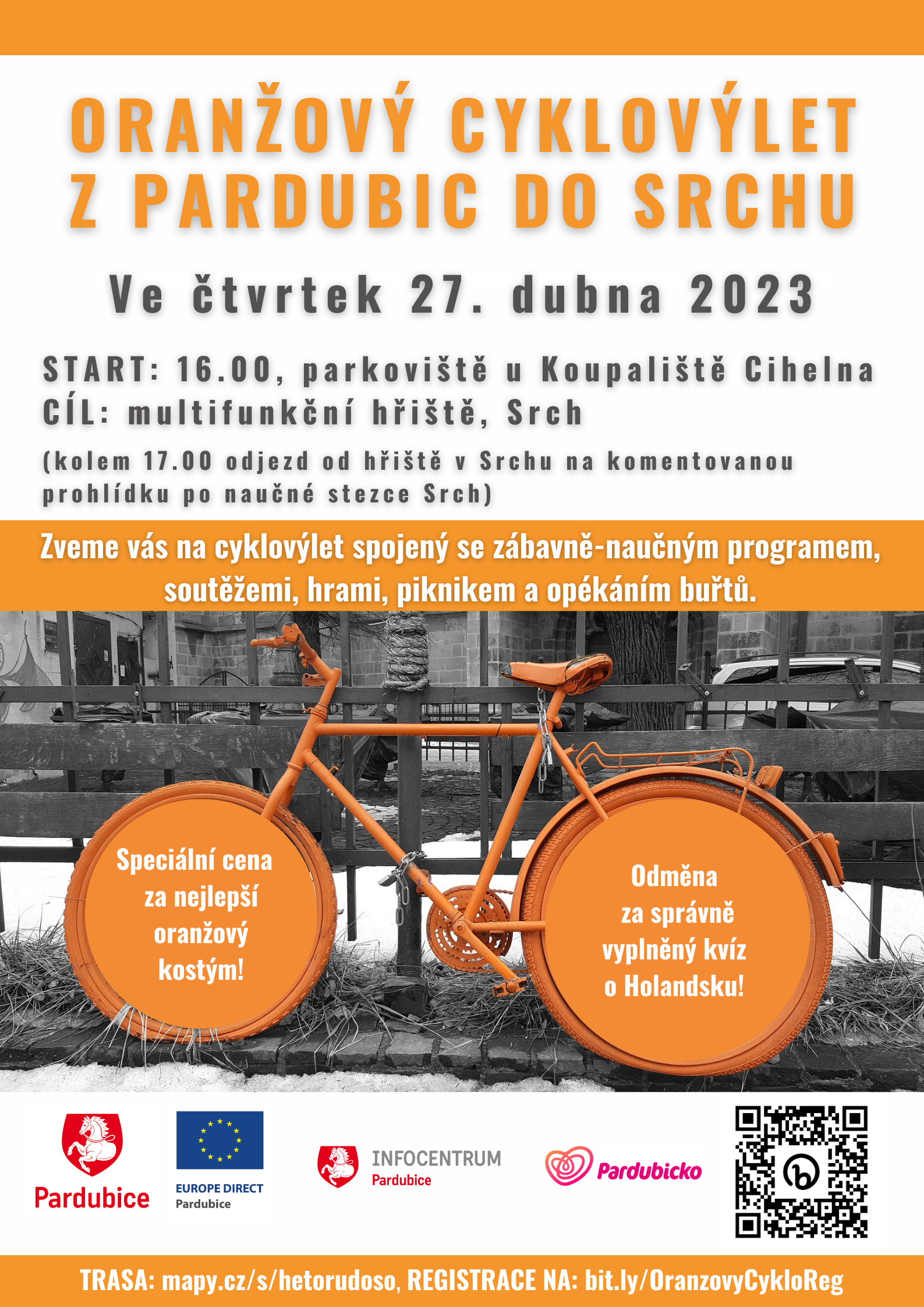 Oranžový cyklovýlet