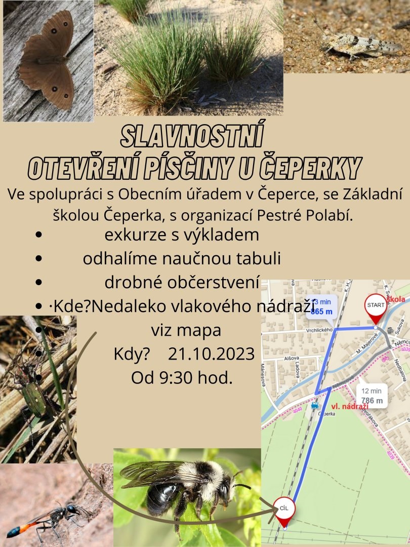 Slavnostní otevření Písčiny u Čeperky