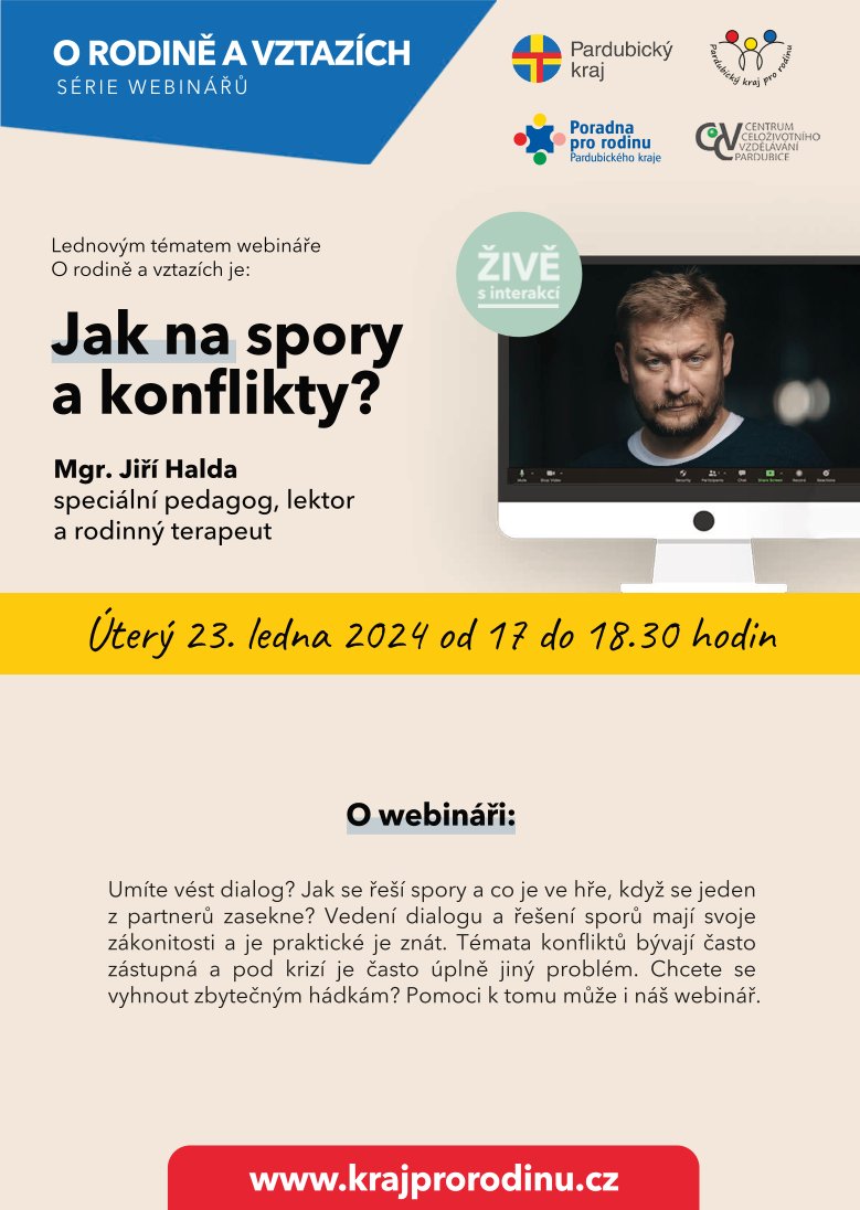 Webinář Jak na spory a konflikty?