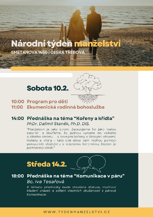 Národní týden manželství: Sbor Církve adventistů v České Třebové