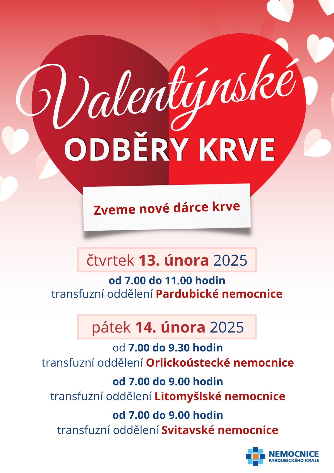 Valentýnské odběry krve