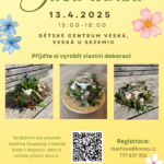 Komunita pro komunitu: Jarní tvoření v Dětském centru Veská