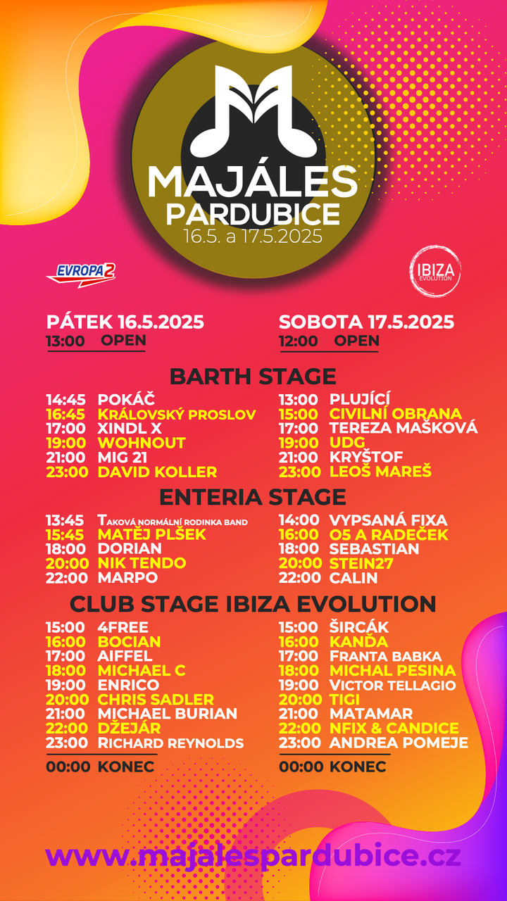 Majáles Pardubice 2025