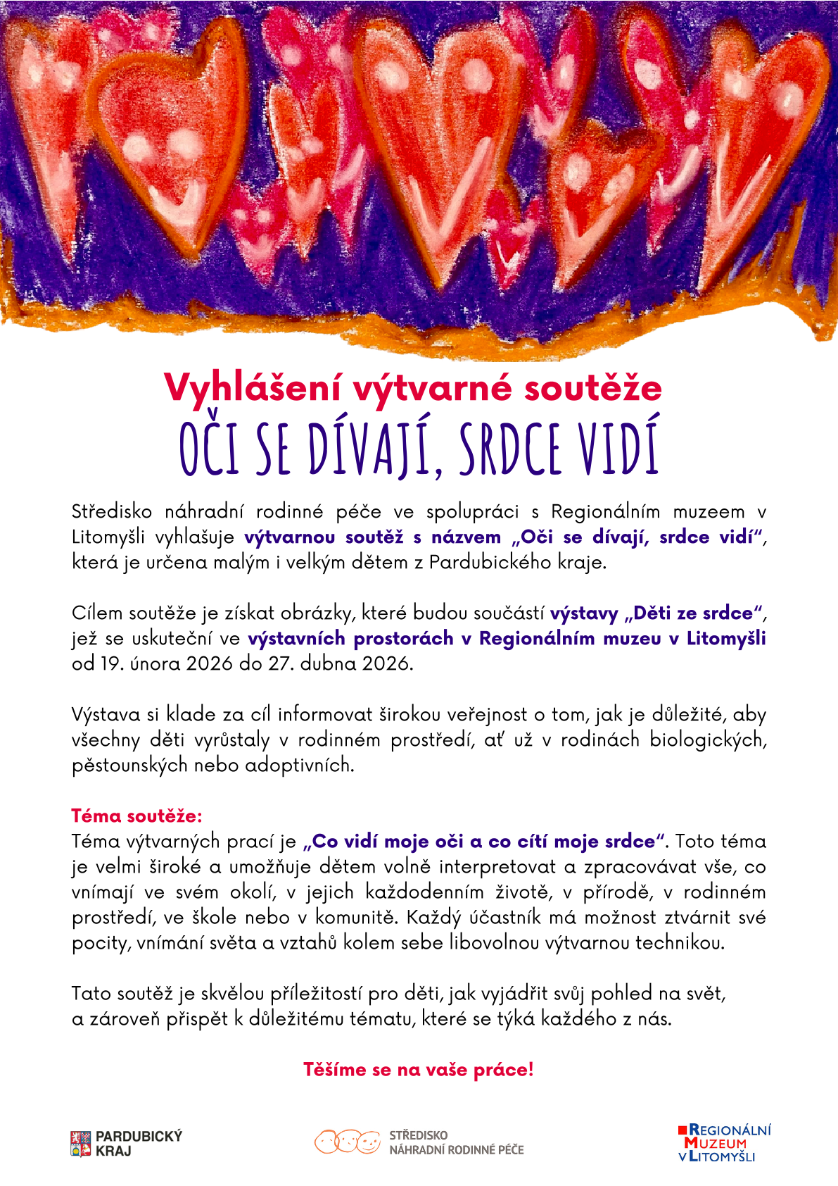 Výtvarná soutěž Oči se dívají, srdce vidí