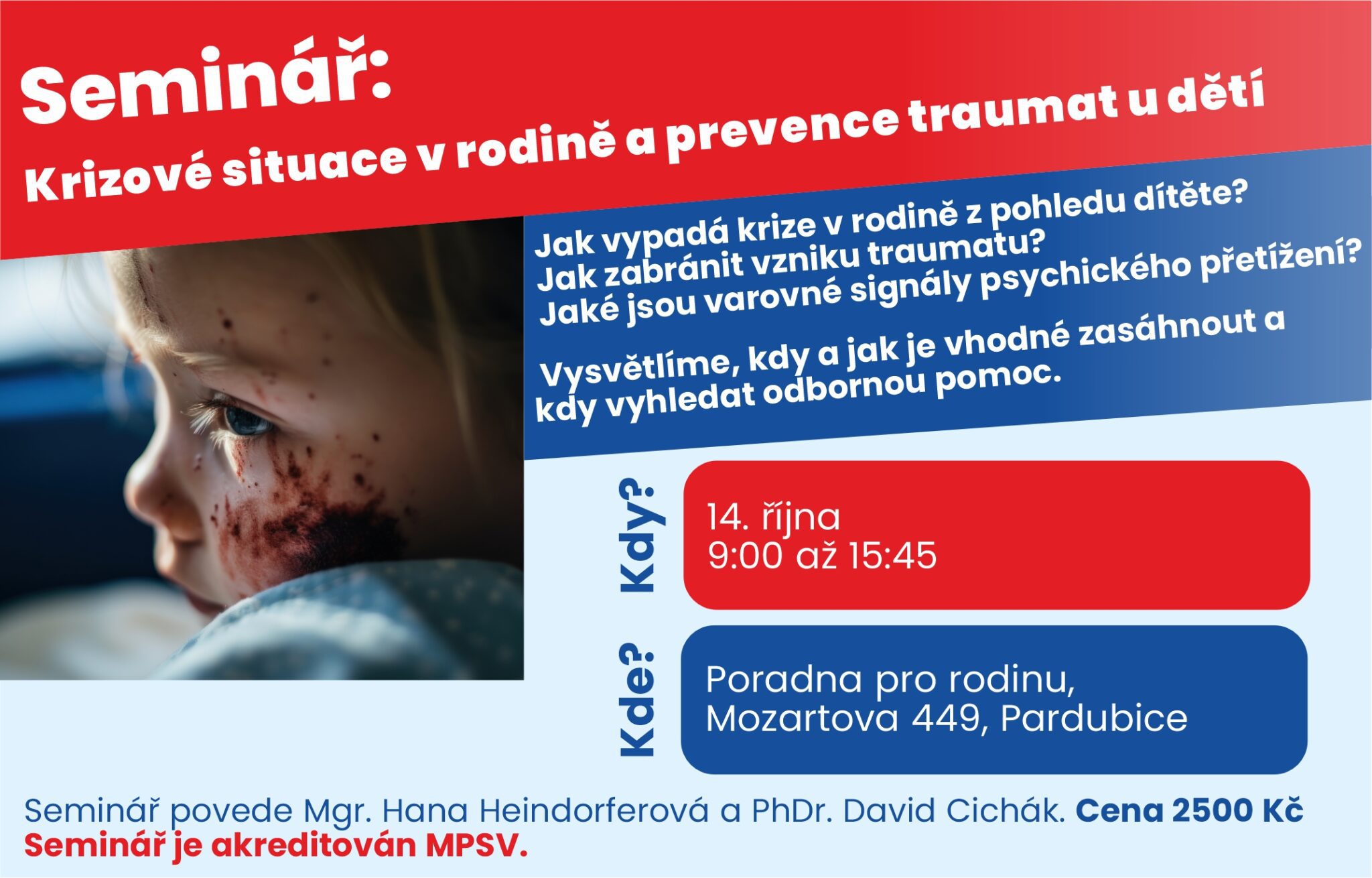 Krizové situace v rodině a prevence traumatu u dětí