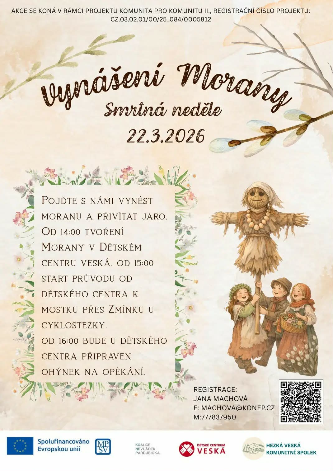 Komunita pro komunitu II: Vynášení Morany