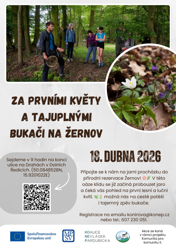 Za prvními květy a tajuplnými bukači do Žernova!