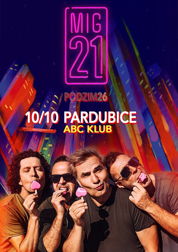 Podzimní koncert Mig 21 v pardubickém ABC klubu